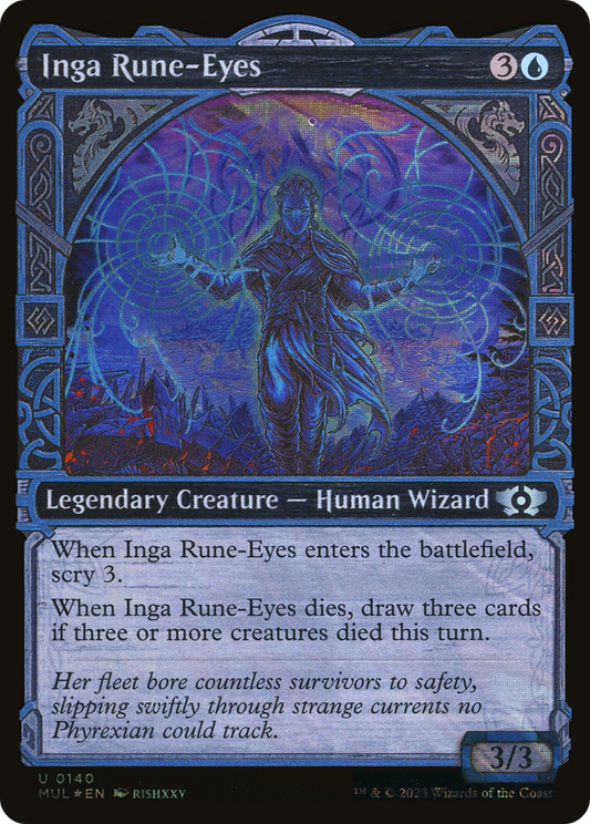 Inga Rune-Eyes (MUL-140) - Multiverse Legends: (Showcase) Foil