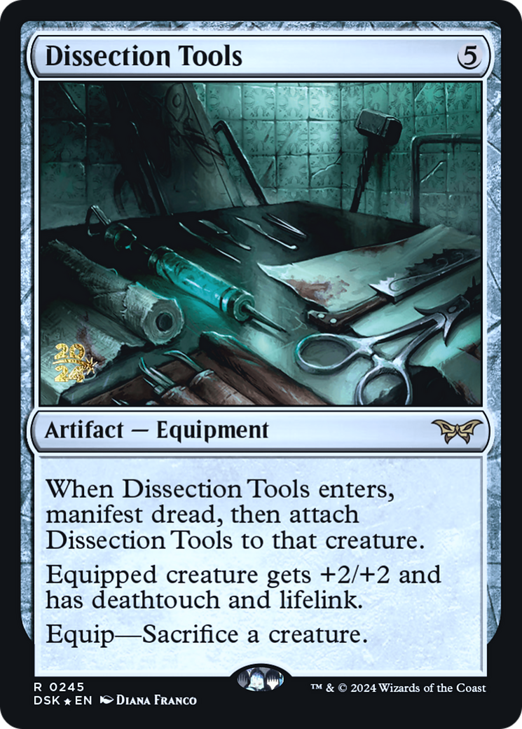 Dissection Tools (PRE-245) - Duskmourn: House of Horror Promos (Prerelease) Foil