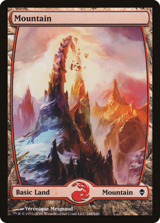 Mountain (ZEN-244) - Zendikar Foil