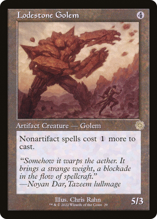 Lodestone Golem (BRR-029) - The Brothers' War Retro Artifacts
