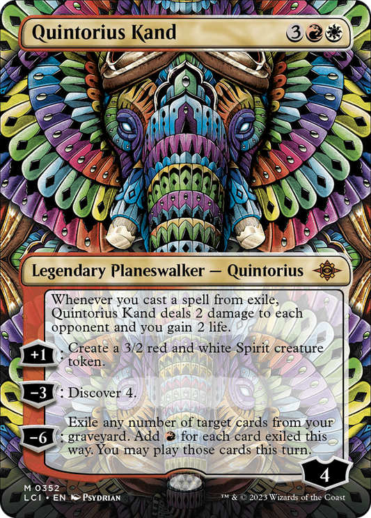 Quintorius Kand (0352) (Borderless) (LCI-352) - The Lost Caverns of Ixalan (Borderless)