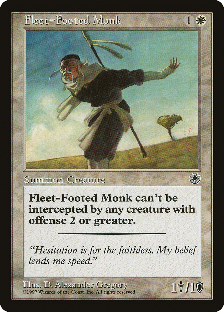 Fleet-Footed Monk (POR-015) - Portal