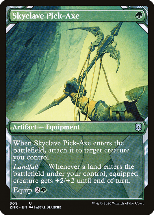 Skyclave Pick-Axe (ZNR-309) - Zendikar Rising: (Showcase) Foil