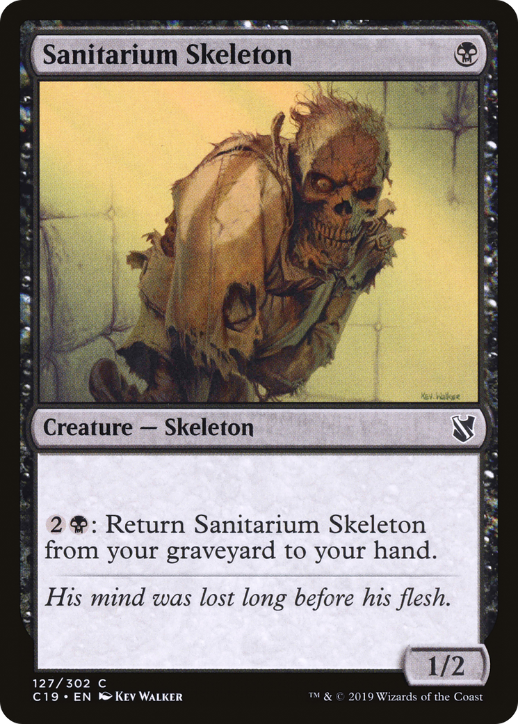 Sanitarium Skeleton (C19-127) - Commander 2019