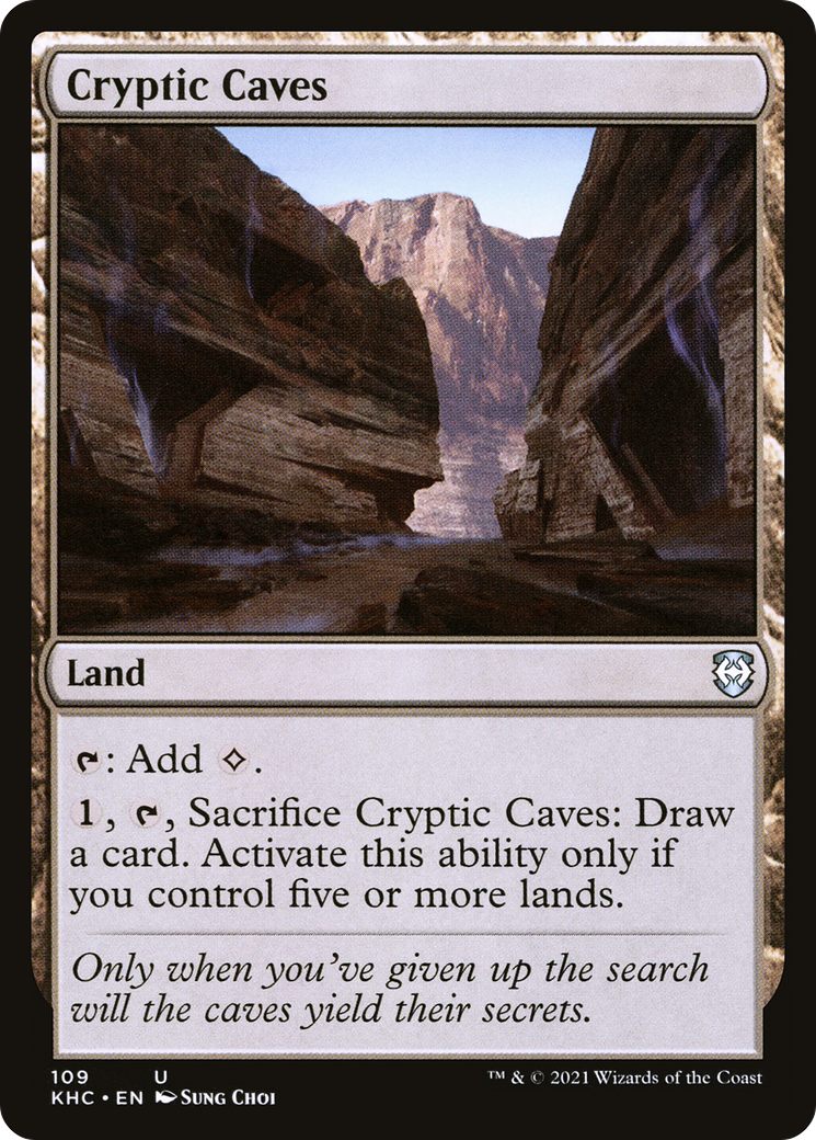 Cryptic Caves (KHC-109) - Kaldheim Commander