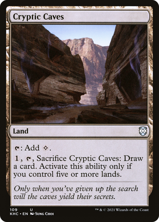 Cryptic Caves (KHC-109) - Kaldheim Commander