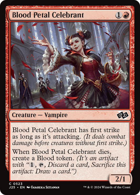 Blood Petal Celebrant (J25-523) - Foundations Jumpstart Foil