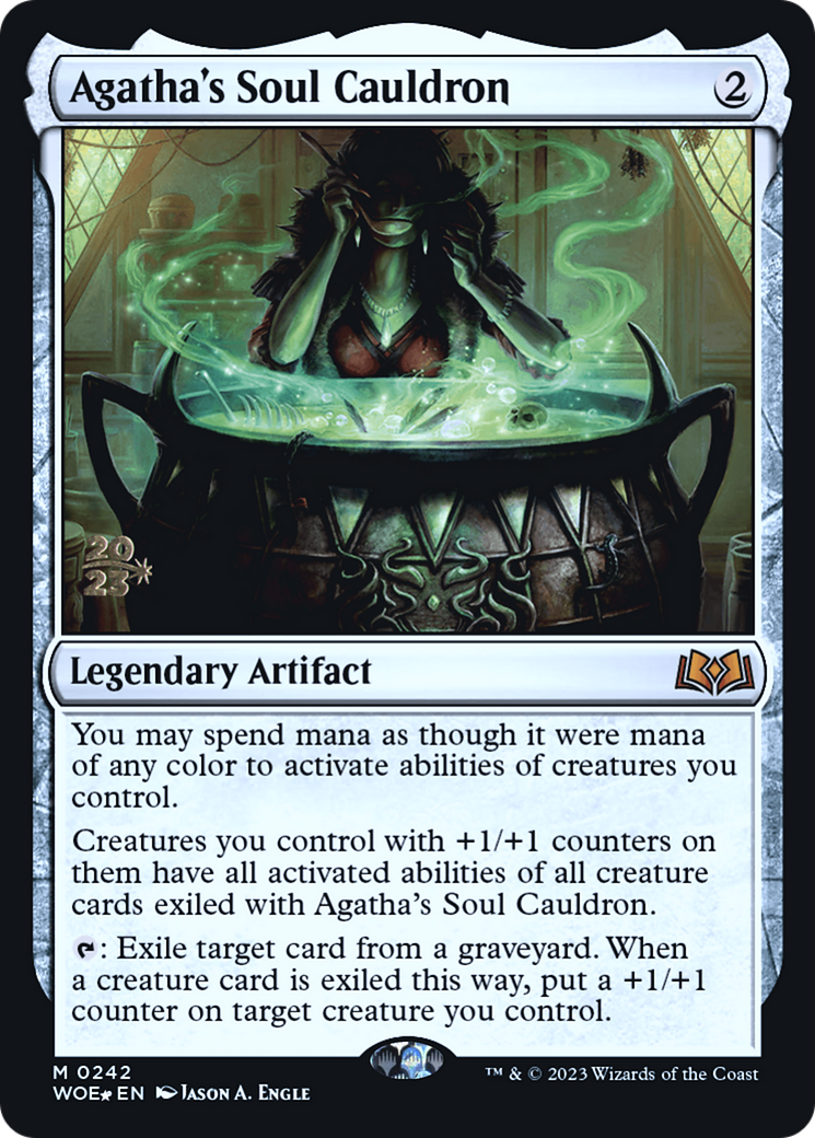 Agatha's Soul Cauldron (PWOE-242S) - Wilds of Eldraine Promos Foil