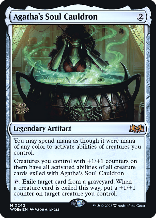 Agatha's Soul Cauldron (PWOE-242S) - Wilds of Eldraine Promos Foil