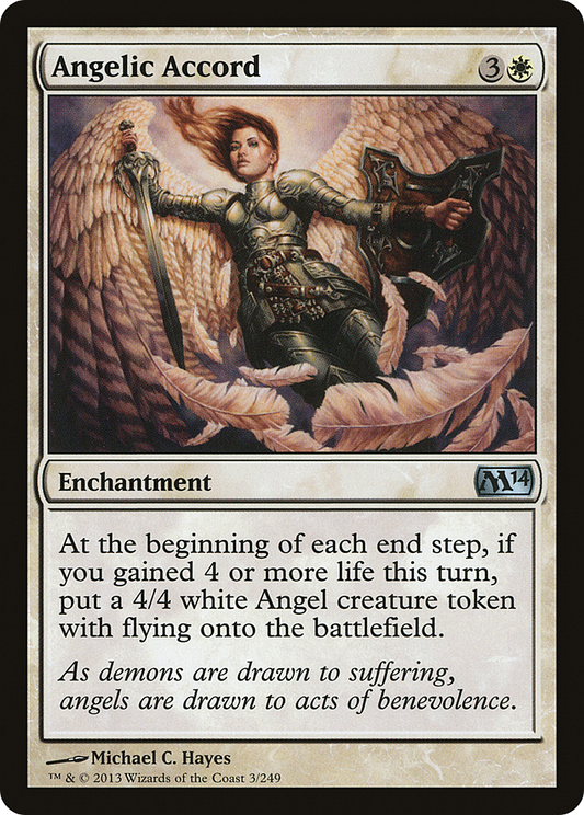 Angelic Accord (M14-003) - Magic 2014 Foil