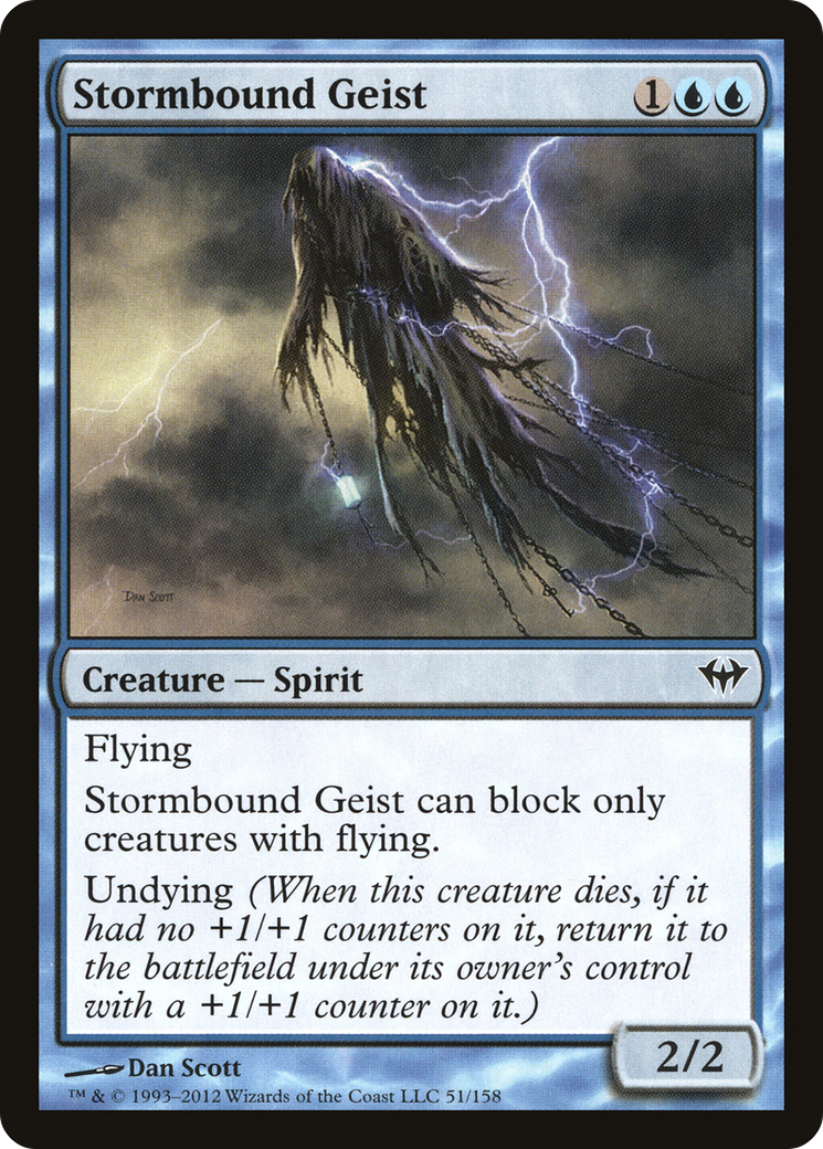 Stormbound Geist (DKA-051) - Dark Ascension Foil