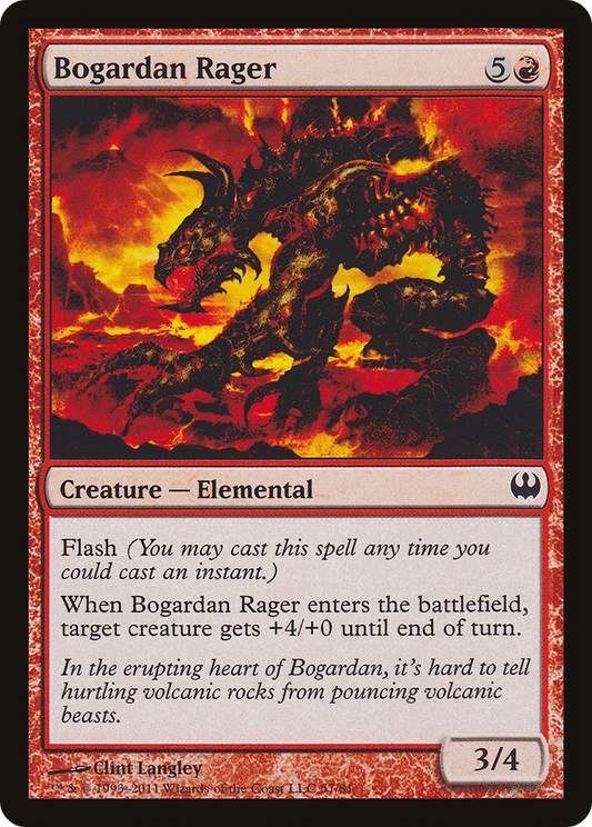 Bogardan Rager (DDG-057) - Duel Decks: Knights vs. Dragons