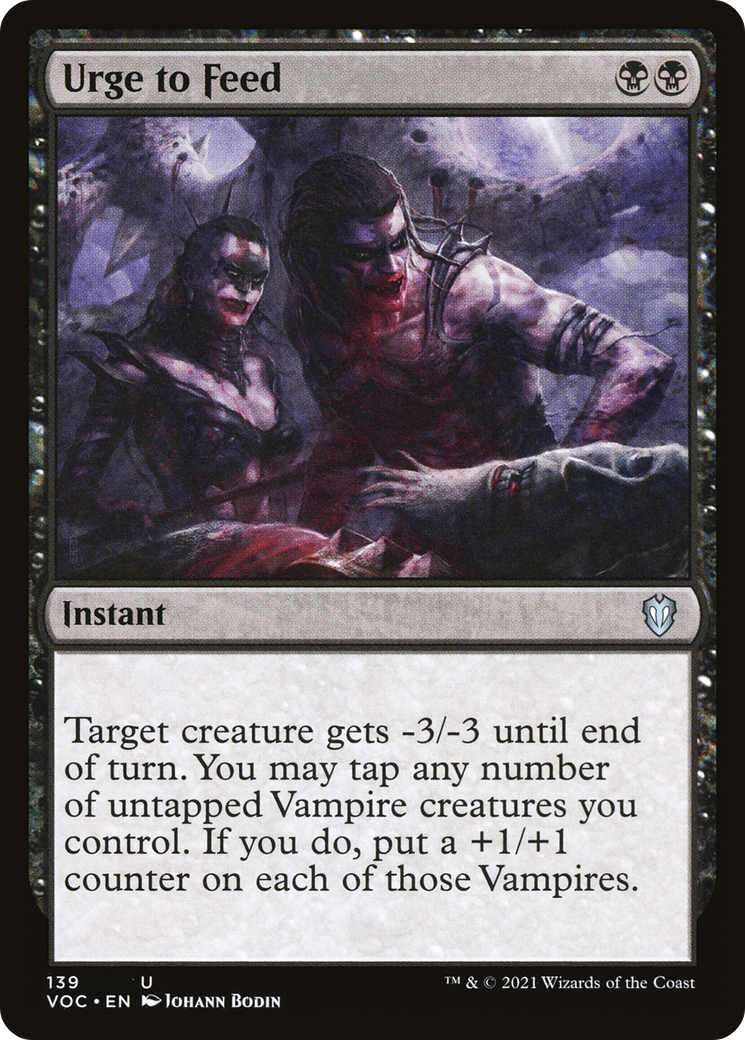 Urge to Feed (VOC-139) - Crimson Vow Commander