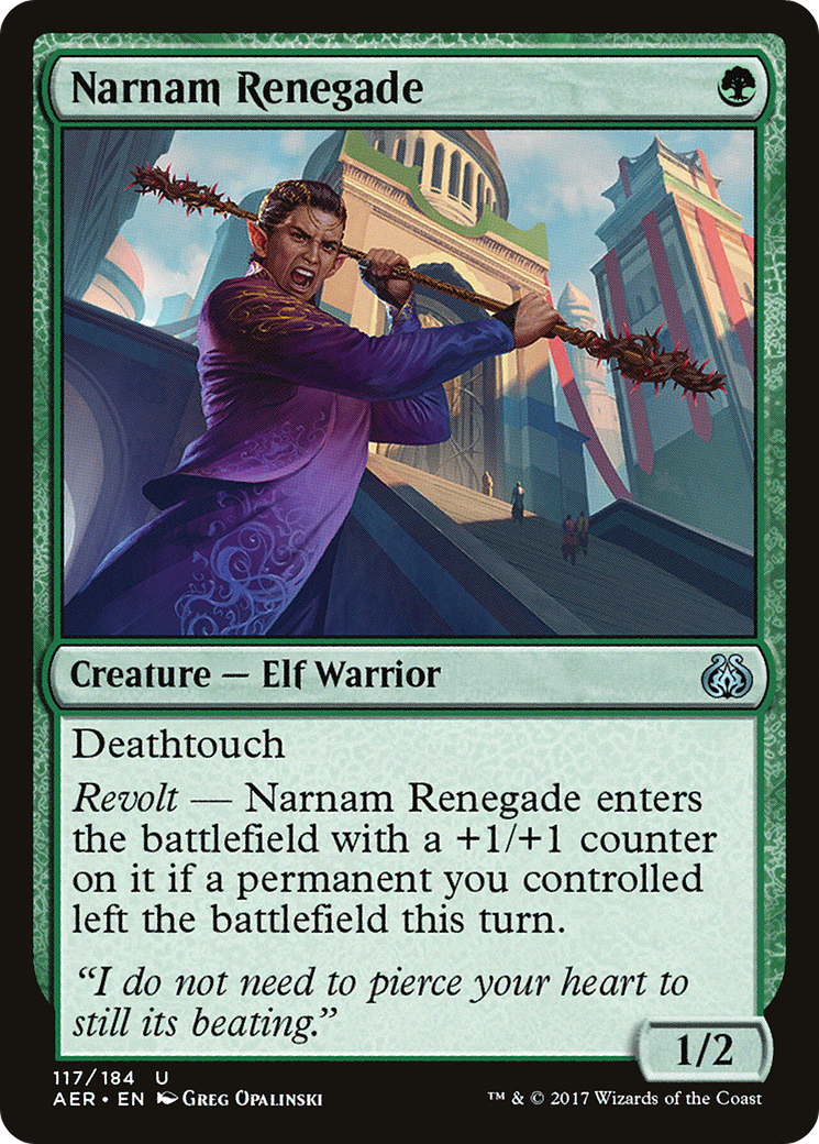 Narnam Renegade (AER-117) - Aether Revolt Foil