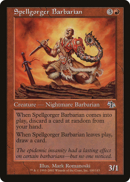 Spellgorger Barbarian (JUD-100) - Judgment Foil