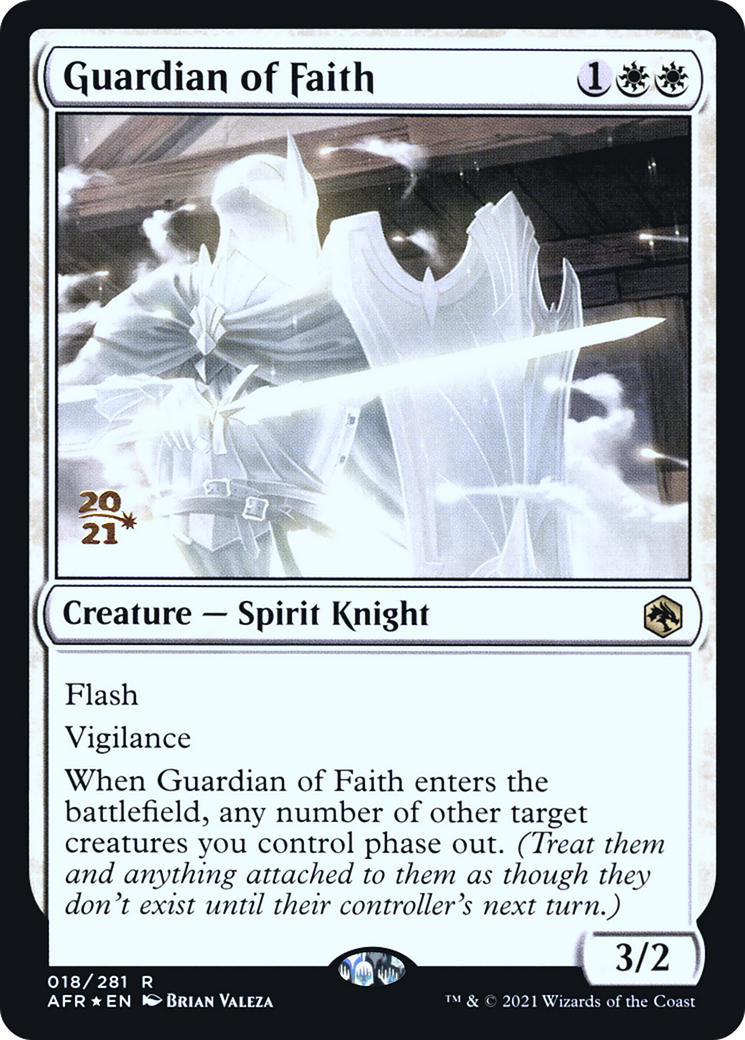 Guardian of Faith (PRE-18S) - Adventures in the Forgotten Realms Promos (Prerelease) Foil