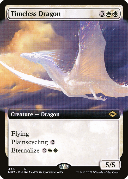 Timeless Dragon (MH2-445) - Modern Horizons 2: (Extended Art)