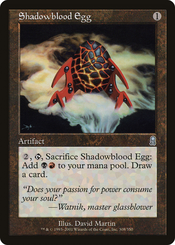 Shadowblood Egg (ODY-308) - Odyssey Foil