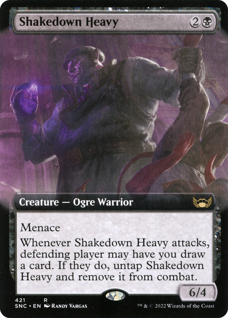 Shakedown Heavy (SNC-421) - Streets of New Capenna: (Extended Art) Foil