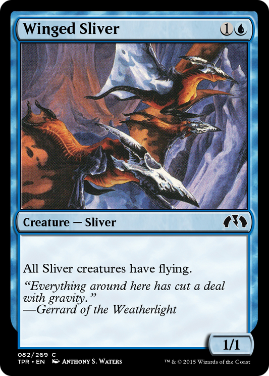 Winged Sliver (TPR-082) - Tempest Remastered Foil