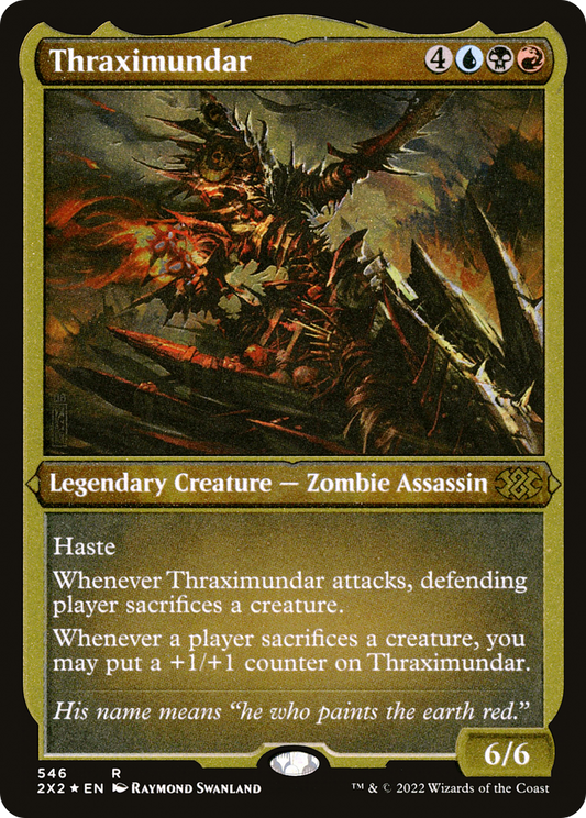 Thraximundar (2X2-546) - Double Masters 2022 Etched Foil