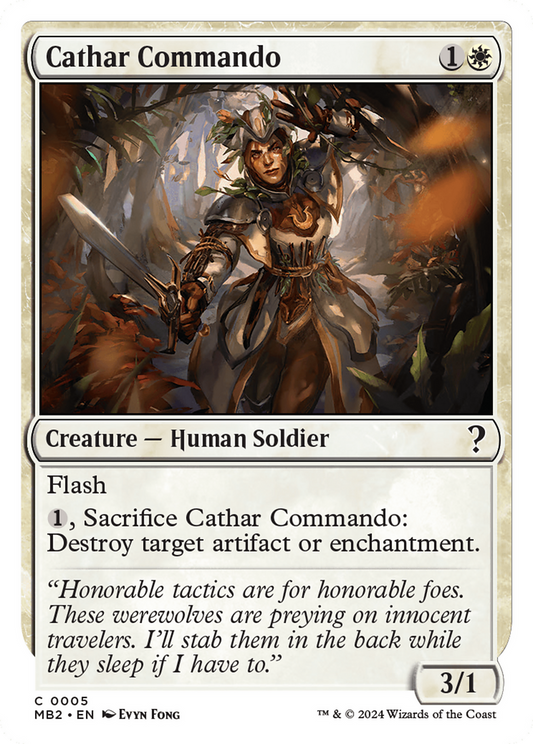 Cathar Commando (MB2-005) - Mystery Booster 2