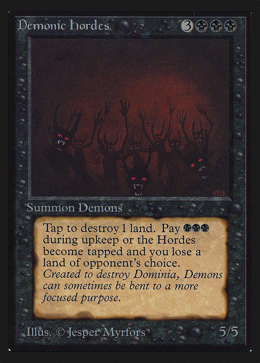 Demonic Hordes (CEI-104) - Intl. Collectors' Edition