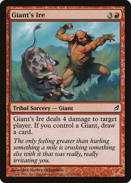 Giant's Ire (LRW-170) - Lorwyn Foil