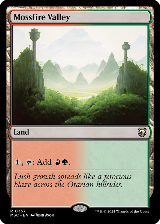 Mossfire Valley (M3C-357) - Modern Horizons 3 Commander