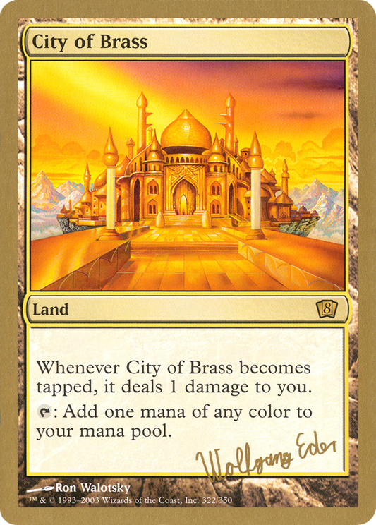 City of Brass (WC03-WE322) - World Championship Decks 2003