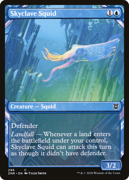 Skyclave Squid (ZNR-296) - Zendikar Rising: (Showcase)