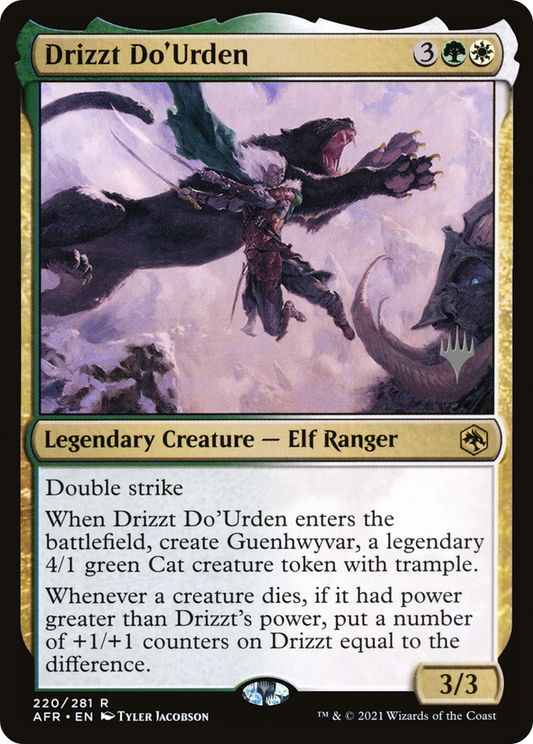 Drizzt Do'Urden (PPAFR-220P) - Adventures in the Forgotten Realms Promos (Promo Pack)
