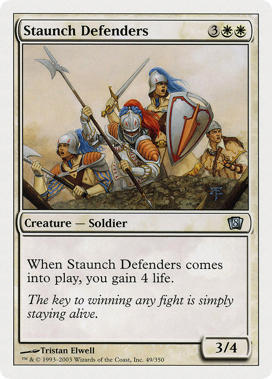 Staunch Defenders (8ED-049) - Eighth Edition