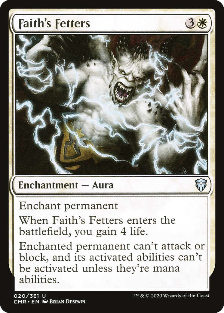 Faith's Fetters (CMR-020) - Commander Legends Foil