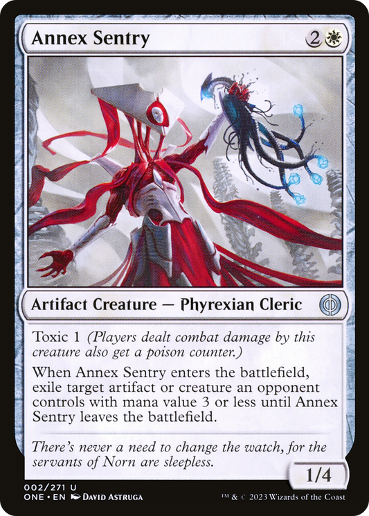 Annex Sentry (ONE-002) - Phyrexia: All Will Be One Foil