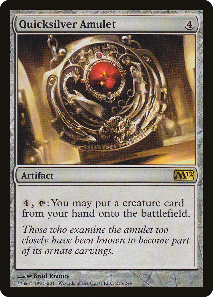 Quicksilver Amulet (M12-214) - Magic 2012