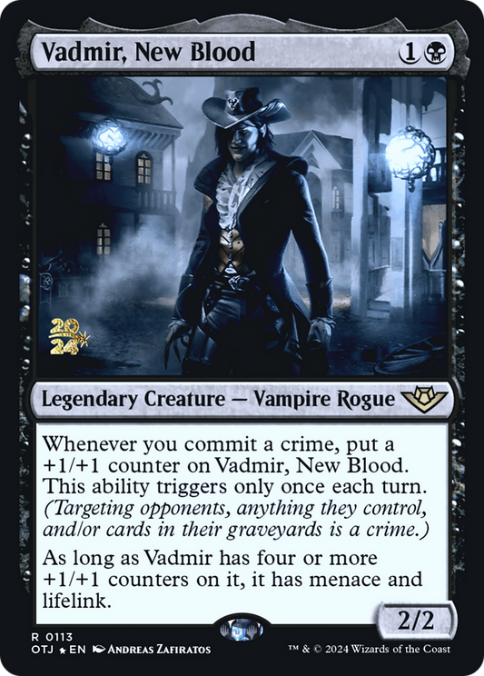 Vadmir, New Blood (POTJ-113S) - Outlaws of Thunder Junction Promos Foil