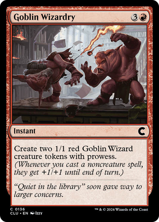 Goblin Wizardry (CLU-136) - Ravnica: Clue Edition