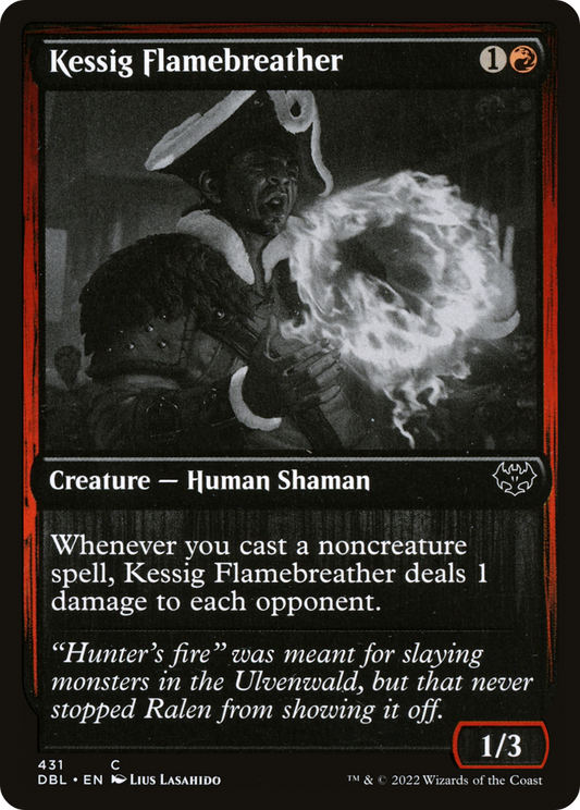 Kessig Flamebreather (DBL-431) - Innistrad: Double Feature Foil