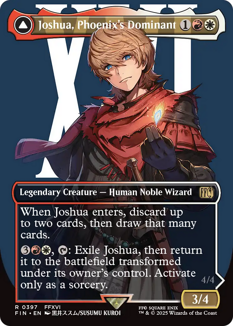 Joshua, Phoenix's Dominant (Borderless) (FIN-397) - FINAL FANTASY (Borderless)
