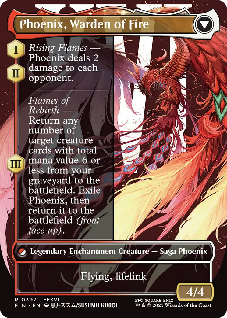 Joshua, Phoenix's Dominant (Borderless) (FIN-397) - FINAL FANTASY (Borderless) Foil