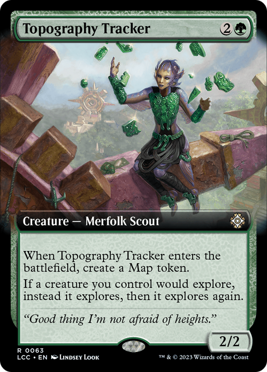 Topography Tracker (LCC-063) - The Lost Caverns of Ixalan Commander: (Extended Art)