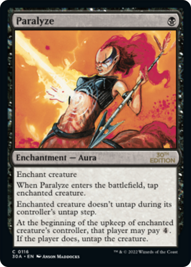 Paralyze (30A-116) - 30th Anniversary Edition