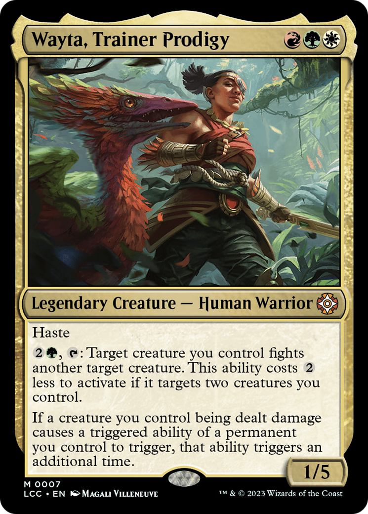 Wayta, Trainer Prodigy (LCC-007) - The Lost Caverns of Ixalan Commander