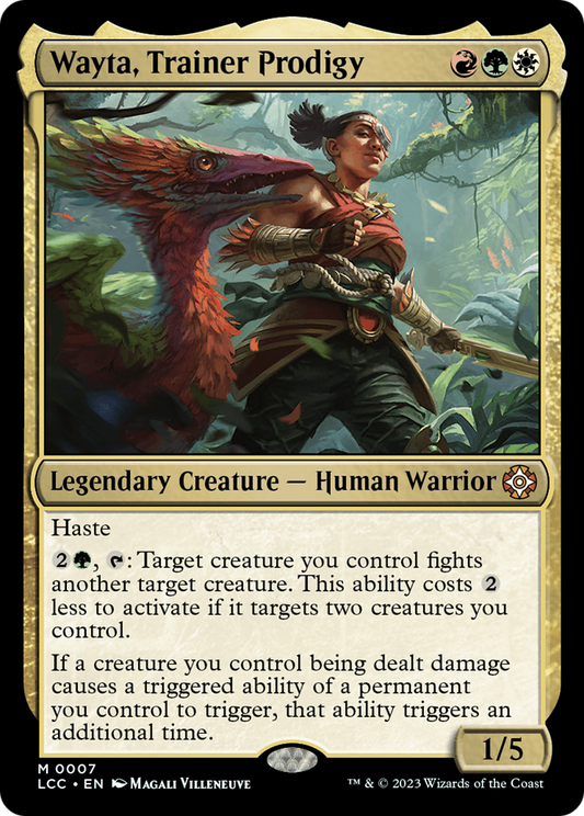 Wayta, Trainer Prodigy (LCC-007) - The Lost Caverns of Ixalan Commander Foil