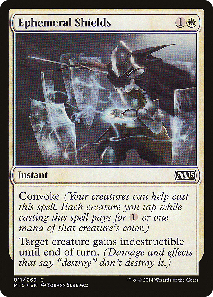 Ephemeral Shields (M15-011) - Magic 2015 Foil