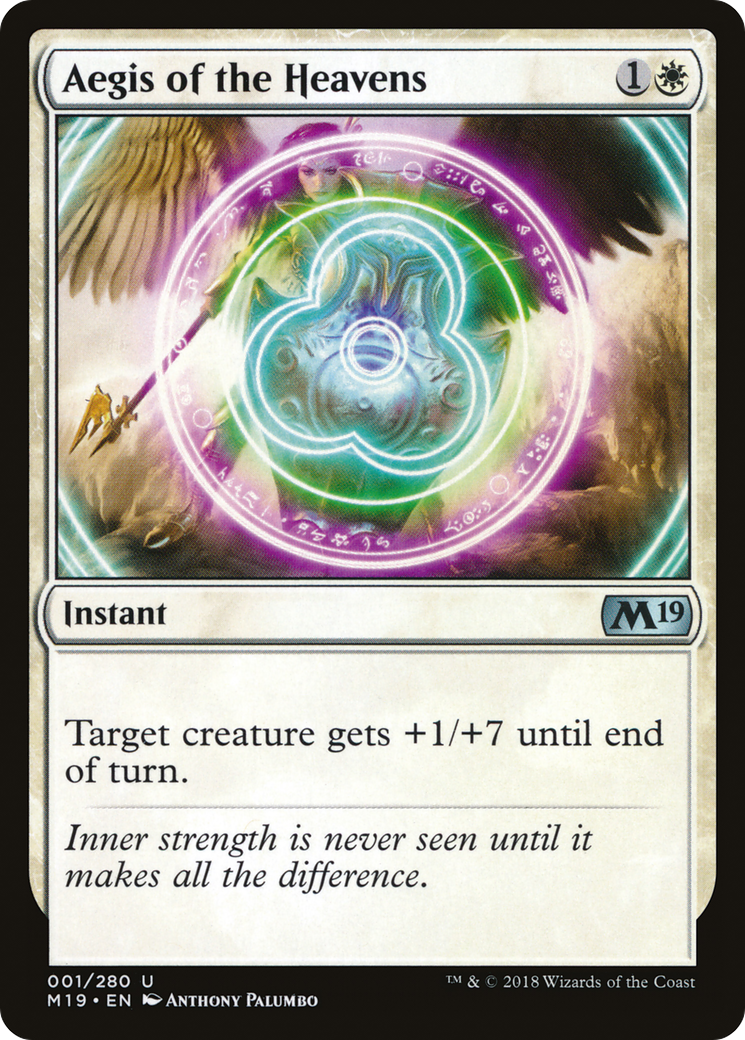 Aegis of the Heavens (M19-001) - Core Set 2019