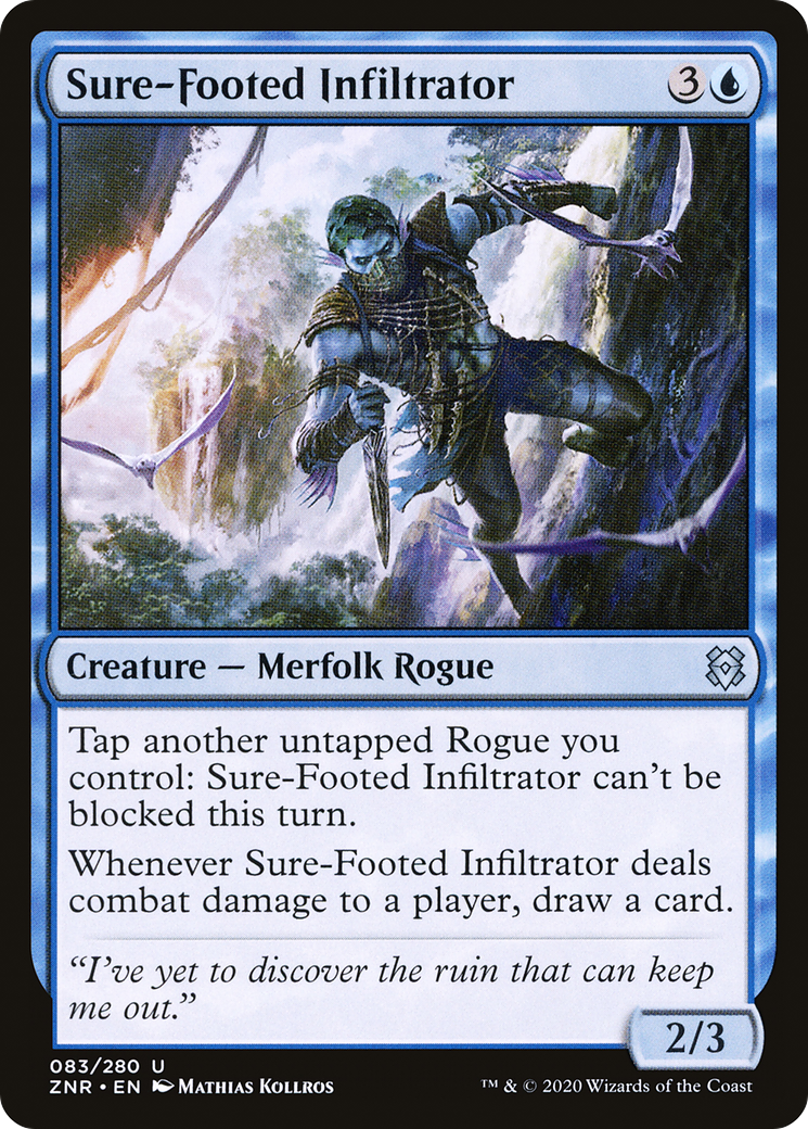 Sure-Footed Infiltrator (ZNR-083) - Zendikar Rising Foil