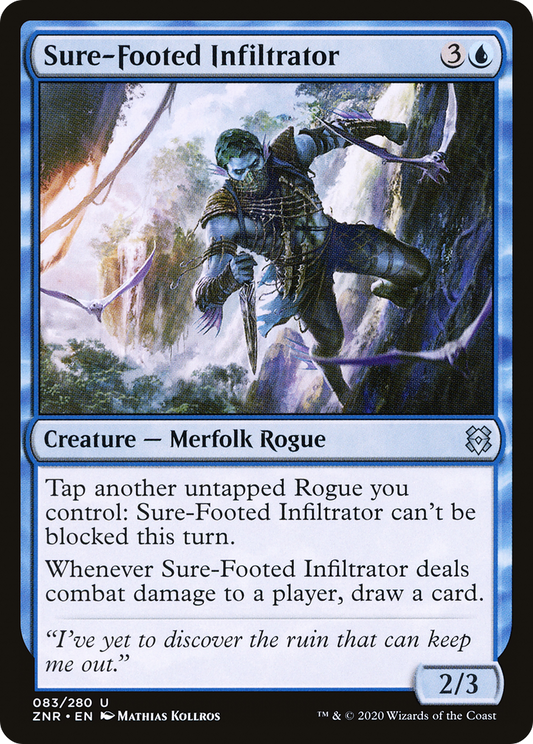 Sure-Footed Infiltrator (ZNR-083) - Zendikar Rising Foil