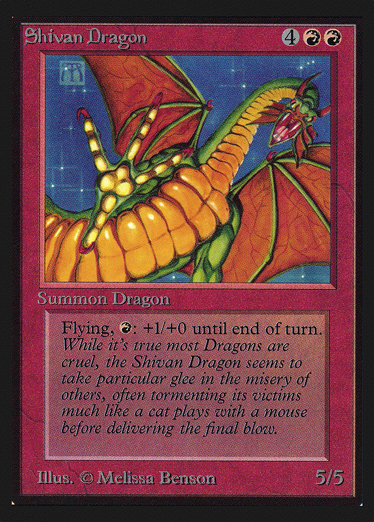 Shivan Dragon (CED-175) - Collectors' Edition